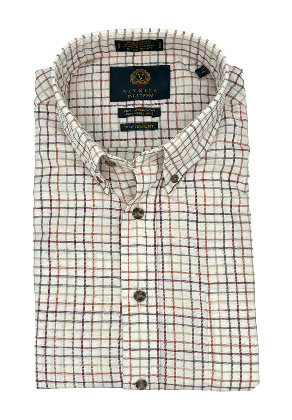 Viyella Multi Mini Check Made in Canada Shirt