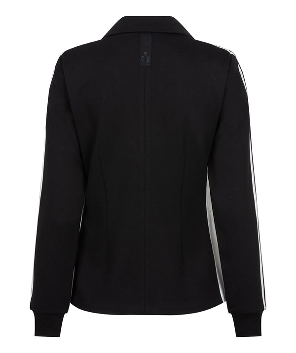 Esqaulo Black Blazer with Punto Stripes