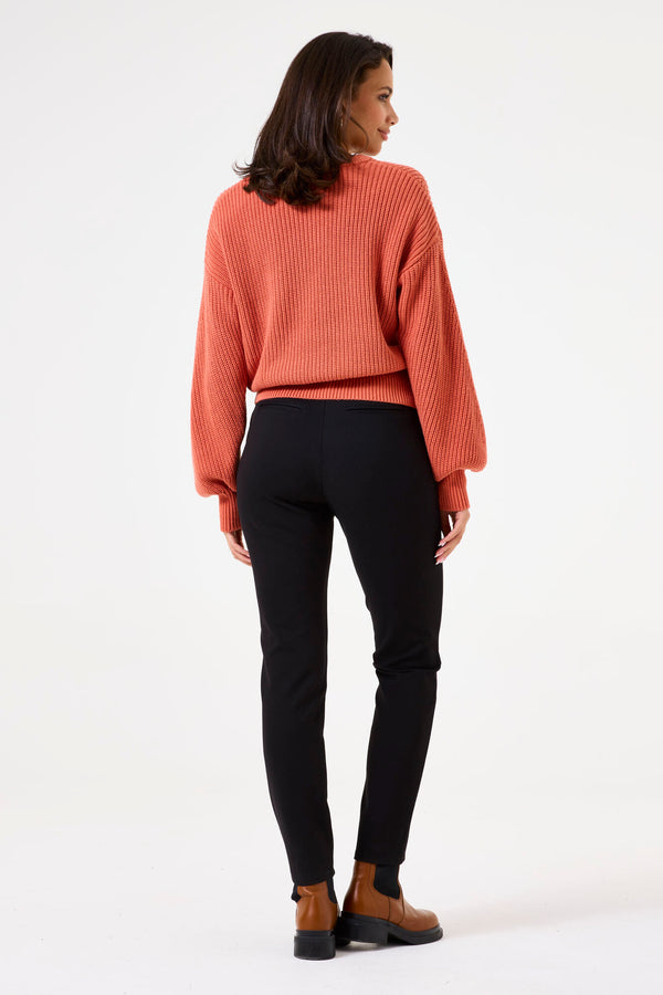 Rib Knitted Pullover