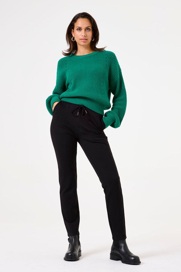 Rib Knitted Pullover