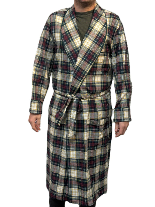 Viyella Weathered Campbell Plaid Made in Canada Robe