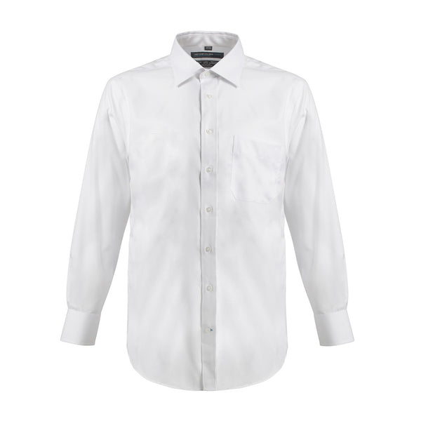 Leo Chevalier 100% Cotton Non-Iron Pinpoint Oxford Dress Shirt