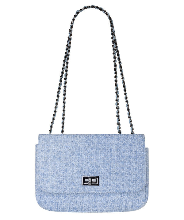 Esqualo Boucle Denim Coloured Bag