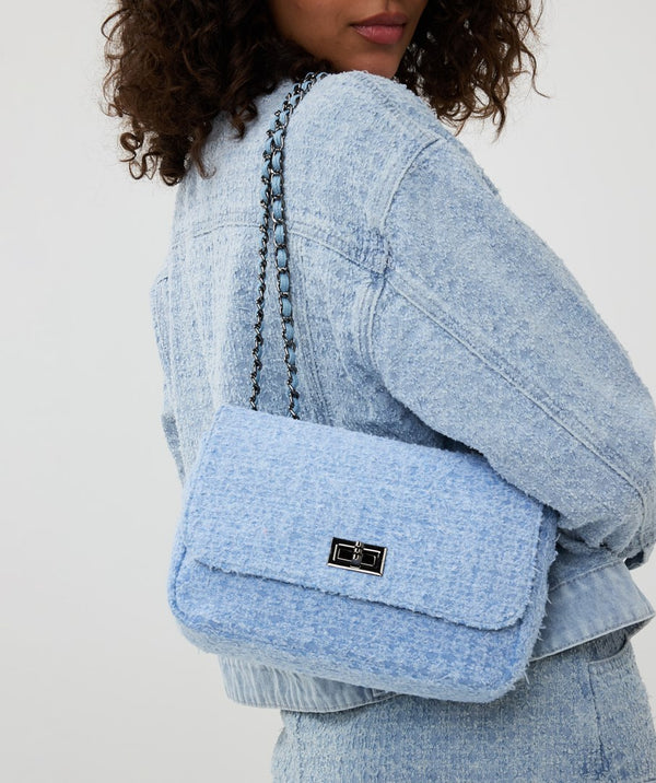 Esqualo Boucle Denim Coloured Bag