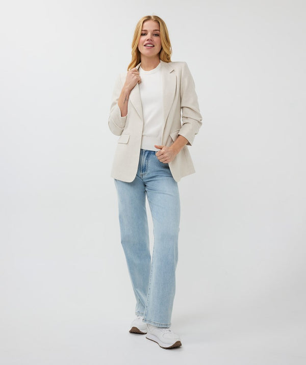 Esqaulo Linen Look Blazer