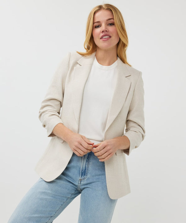 Esqaulo Linen Look Blazer