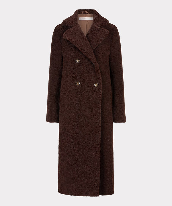 Long Teddy Boucle Coat