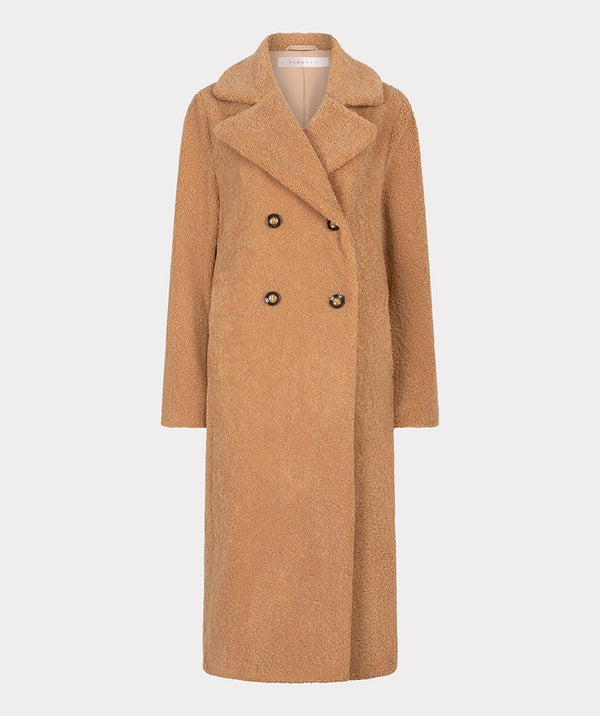 Long Teddy Boucle Coat