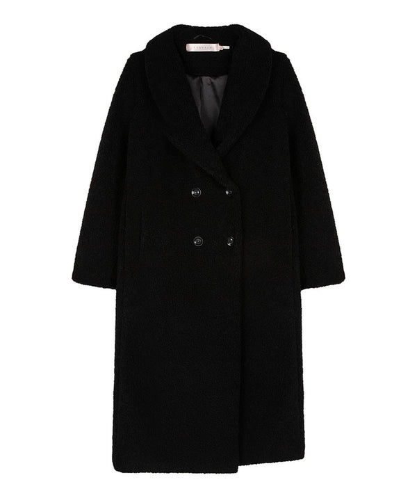 Long Teddy Boucle Coat