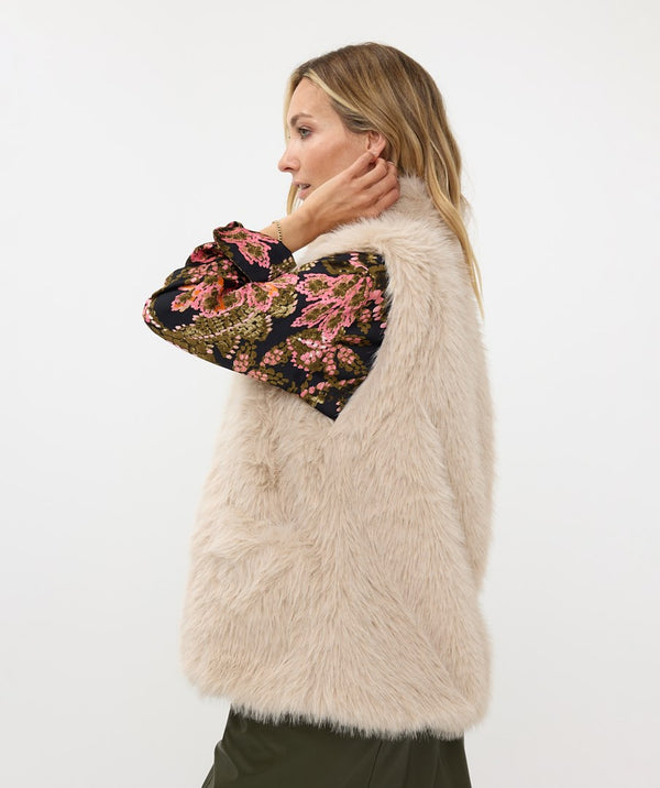 Esqualo Faux Fur Vest