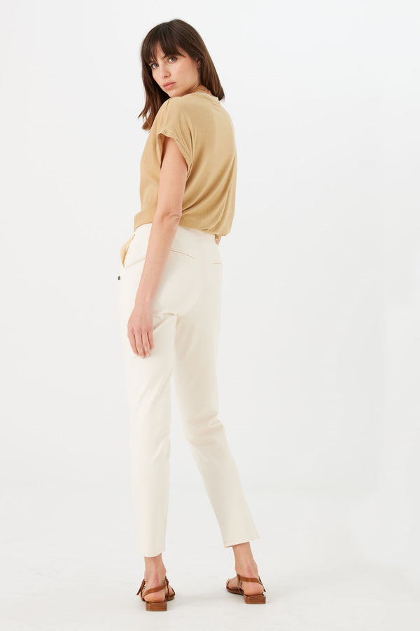 Stretch Trousers with Draw String