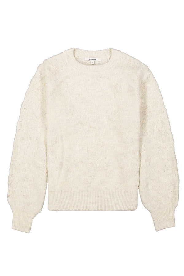 Garcia Bouclé Fabric Knitted Pullover