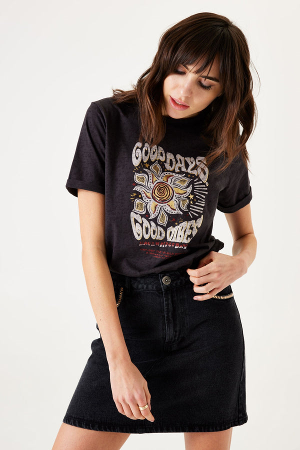 Garcia High Waisted Denim Skirt