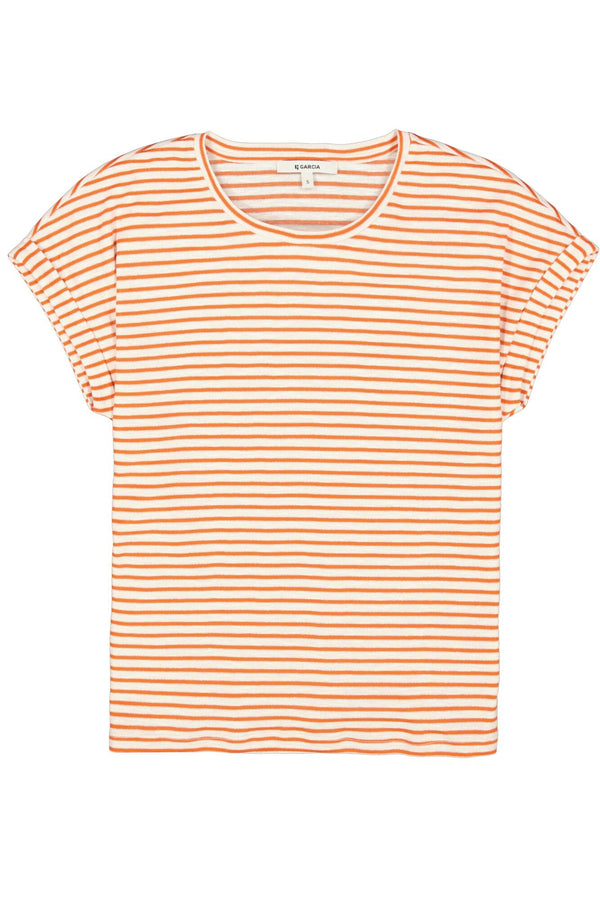 Subtle Glitter Striped T-Shirt