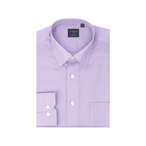 Leo Chevalier Light Mauve Non Iron Dress Shirt