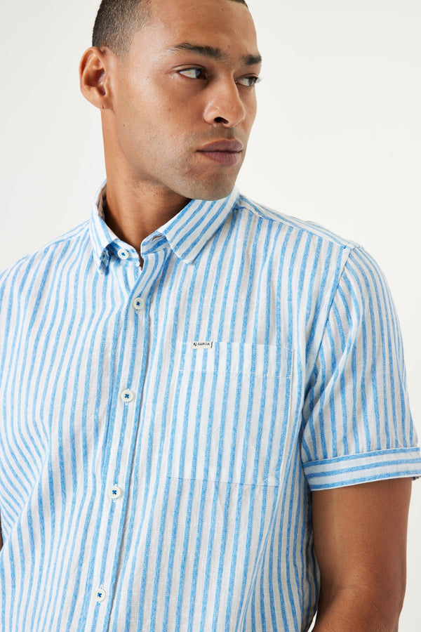 Light Blue Striped Shirt