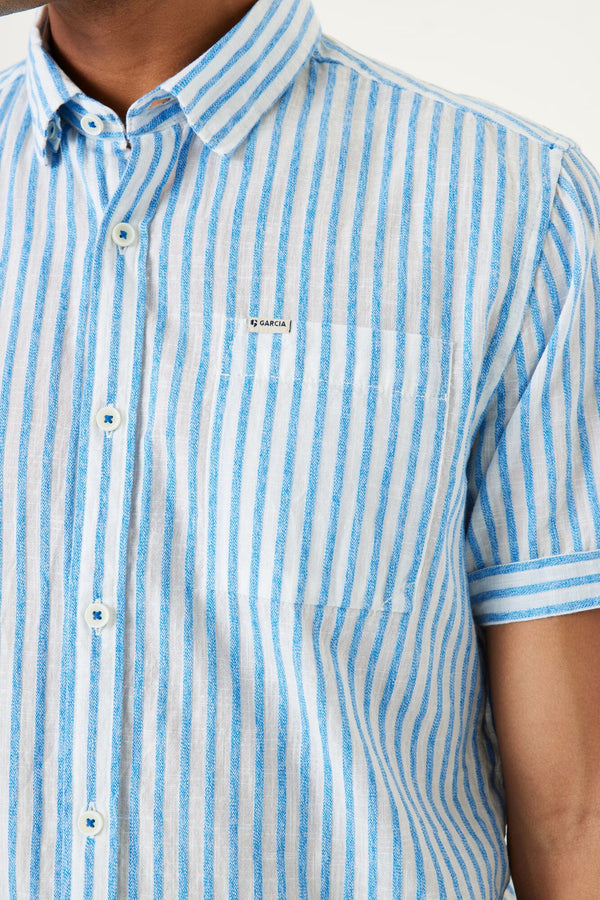 Light Blue Striped Shirt