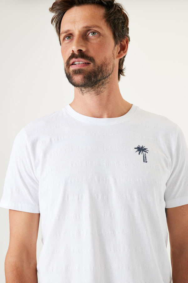 T-shirt à manches courtes avec imprimé au dos