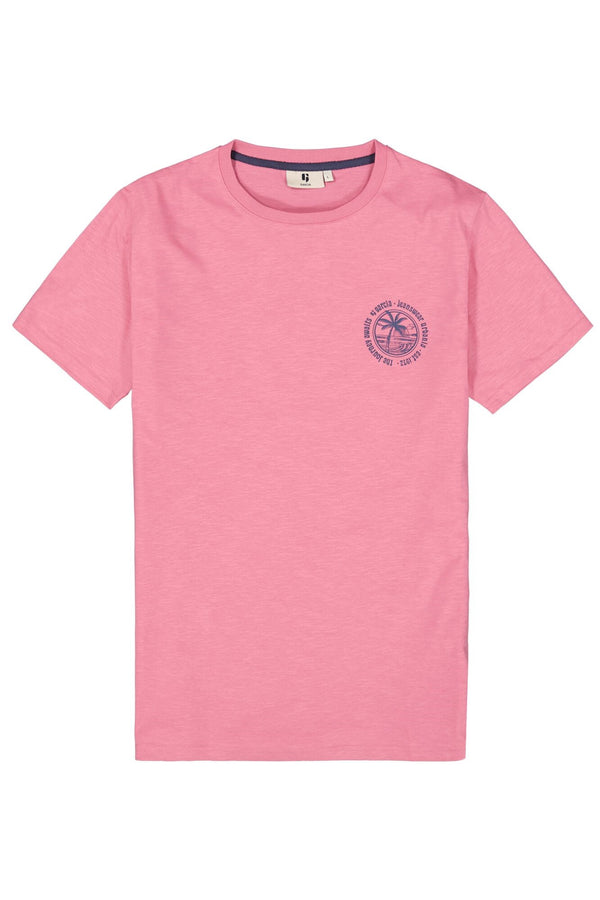 T-shirt avec logo palmier sur la poitrine