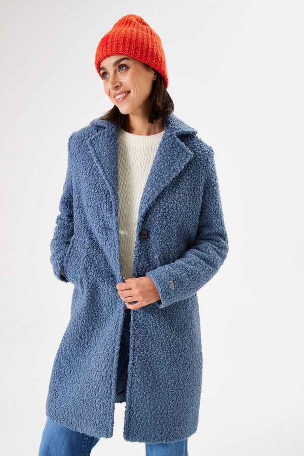 Manteau en boucle pour femme