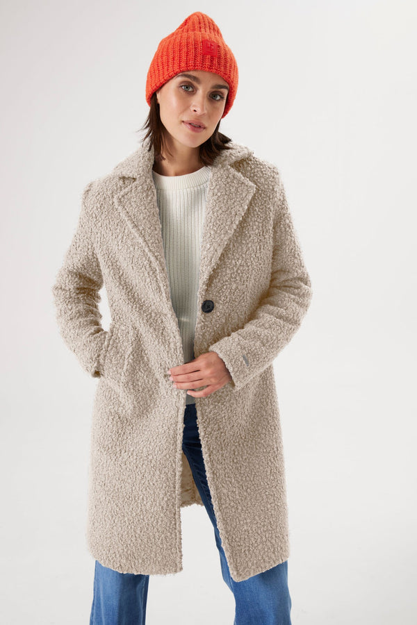 Ladies Boucle Overcoat