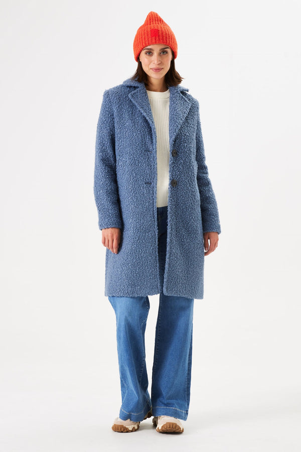 Manteau en boucle pour femme