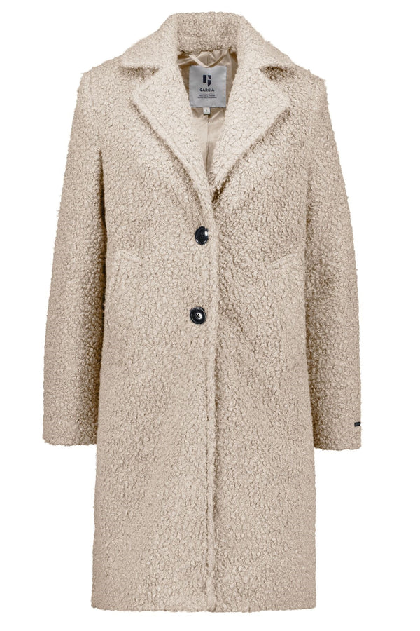 Ladies Boucle Overcoat