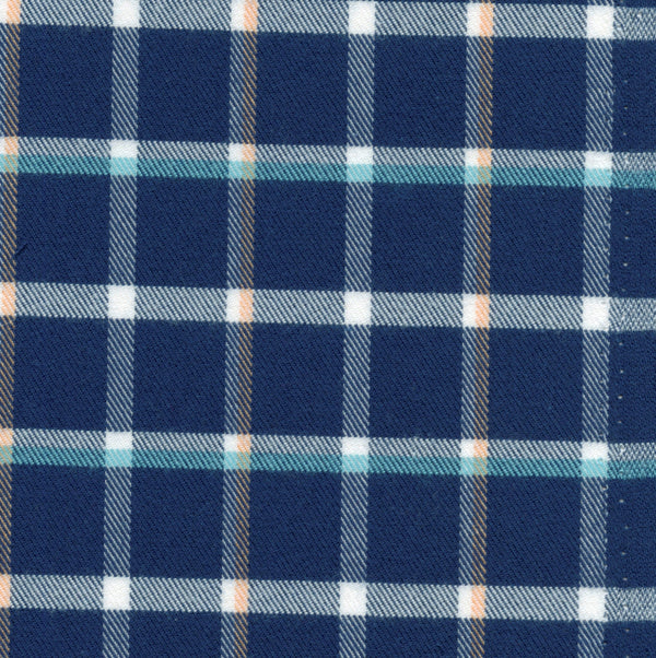 Viyella 1894 Classic Collection Cotton Cashmere Navy Check