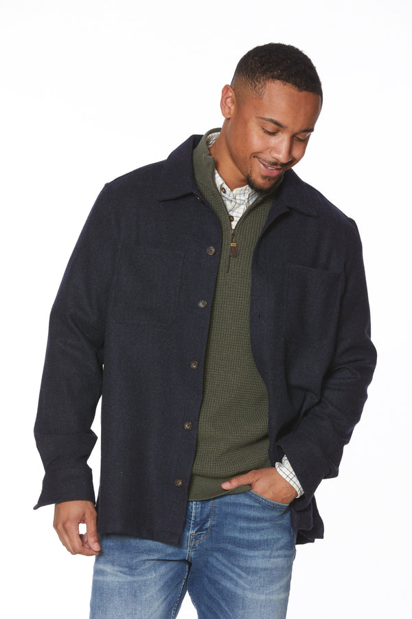 Viyella Wool Blend Overshirt